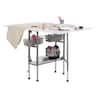 Reviews for Sew Ready Hobby Craft 60 in. W x 36 in. D MDF Folding Fabric  Cutting Table with Drawers, Adjustable Height, Silver / White