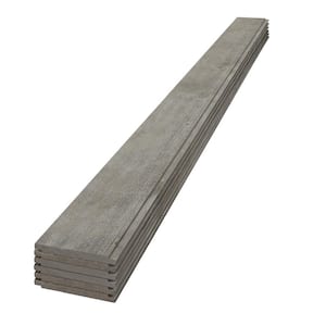 Reviews for Edge 1 in. x 8 in. x 8 ft. Barn Wood Gray Pine Shiplap ...