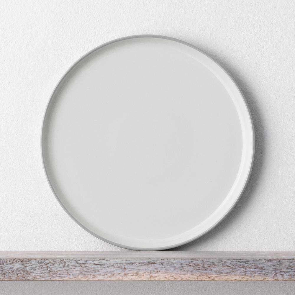 Noritake Colortex Stone Grey 9.75 in. Porcelain Dinner Plates