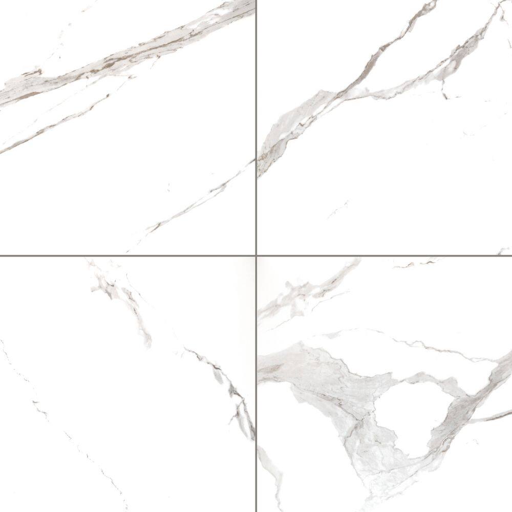 Ader Tegal 4 in. x 4 in. Matte Porcelain Marble Look Floor and Wall Tile Sample price history on PriceWatchPro