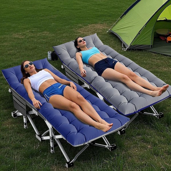 BOZTIY Folding XL Camping Cot 75 in. x 28 in. Portable