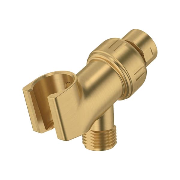 Shower Arm Bracket in Brushed Cool Sunrise