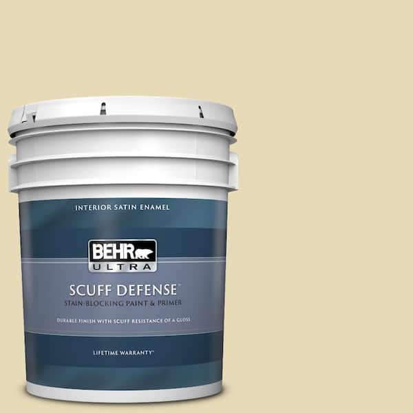 BEHR ULTRA 5 gal. #370E-3 Willow Herb Extra Durable Satin Enamel Interior Paint & Primer