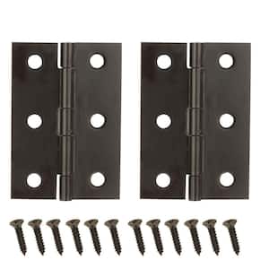 2-1/2 in. x 1-9/16 in. Oil-Rubbed Bronze Middle Hinges