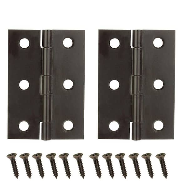 4 Pack Solid Brass 1" x 13/16" Small Medium Hinges