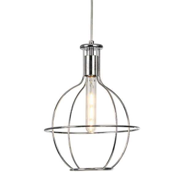 Decor Living 1-Light Chrome Pendant