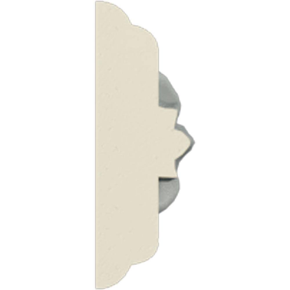Gray Primed Urethane Flower Chair Rail Moulding