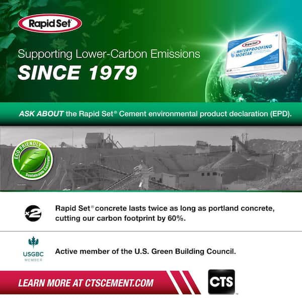 Rapid Set - 50 lbs. Waterproofing Mortar