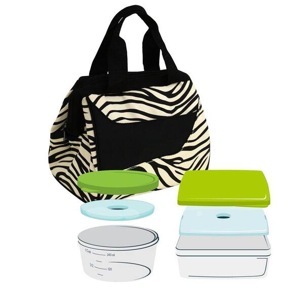 Fit & Fresh Downtown Insulated Designer Lunch Bag-DISCONTINUED