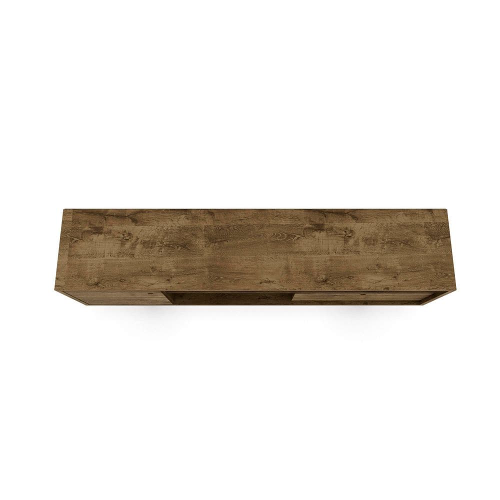 Liberty Rustic Brown Mid-Century Modern TV Stand with Storage