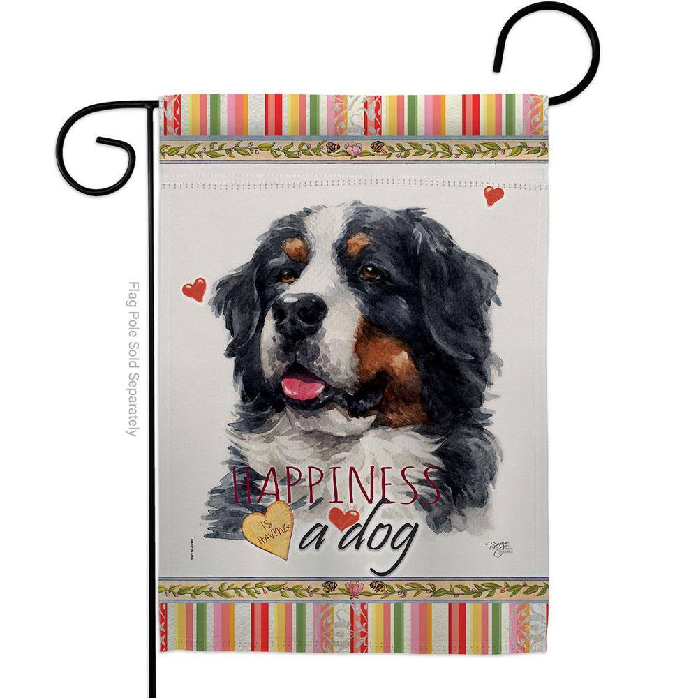 13 in. x 18.5 in. Bernese Cattle Happiness Dog Cat Garden Flag Double-Sided Readable Both Sides Animals Decorative price history on PriceWatchPro