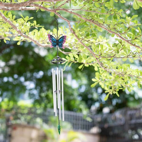 Bell Wind Chime Details about   Butterfly Wind Chime Butterfly Bell Mobile  36"