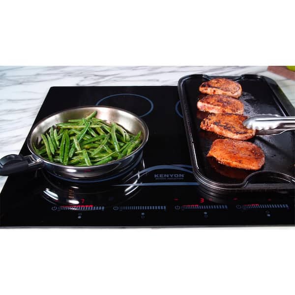 True Induction 858UL Certified 24-in 3 Elements Black Induction Cooktop in  the Induction Cooktops department at