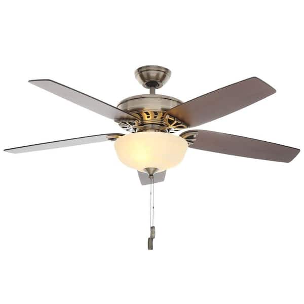 Casablanca Concentra Gallery 54 in. Indoor Antique Brass Ceiling Fan with Light