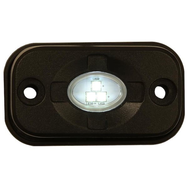 BUYERS PRODUCTS 3 in. Rectangular LED Clear Flood Light