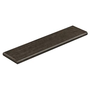 Choice Oak 47 in. L x 12-1/8 in. W x 1-11/16 in. T Vinyl Overlay Left Return for Stairs 1 in. T
