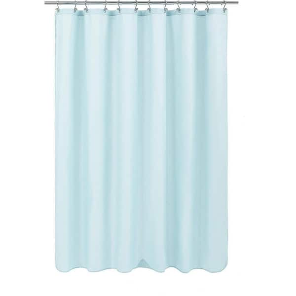 Aoibox 72 in. W x 72 in. L Waterproof Fabric Shower Curtain in Blue
