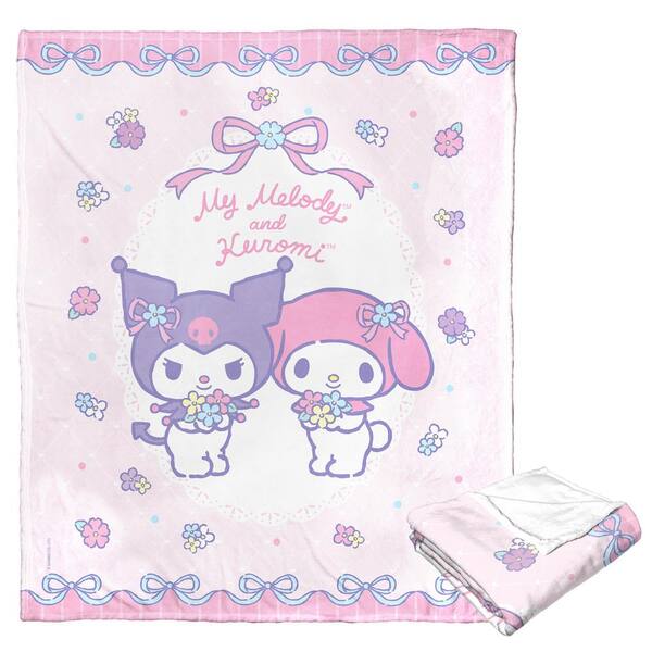 THE NORTHWEST GROUP My Melody Flower Friends Silk Touch Throw Blanket ...