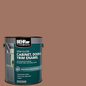 1 gal. #PFC-14 Iron Ore Semi-Gloss Enamel Interior/Exterior Cabinet, Door & Trim Paint