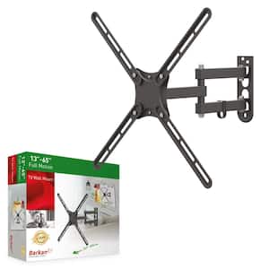 Barkan 13 in. to 65 in. Full Motion 4-Movement Continuous Tilt Cable Management TV Wall Mount in Black
