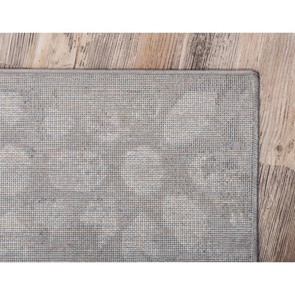 Larvotto Sofia 6'1" x 9' Reversible Gray Indoor Area Rug