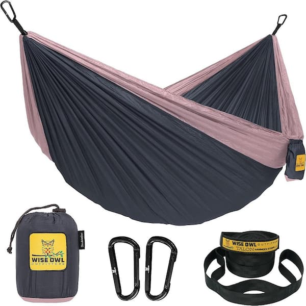 ITOPFOX 9 ft. Portable Hammock Bed Hammock in ‎Charcoal Rose