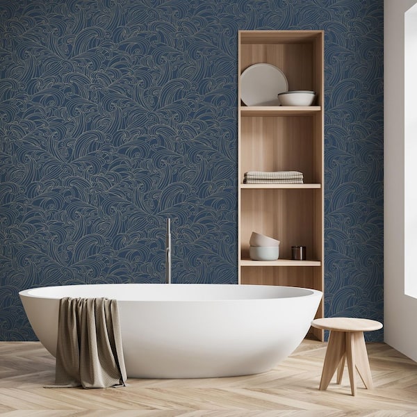 Big Wave Blue Wallpaper