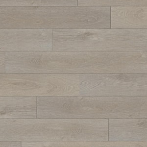 Take Home Sample - Echelon Gray 7.7 in x 7 in Click Lock Waterproof Laminate Plank Flooring