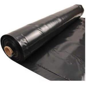 24 ft. x 100 ft. x 6 mil Black Plastic Sheeting