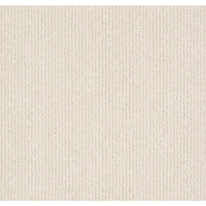 Naples - Ivory Paper - Beige 37.4 oz. Nylon Loop Installed Carpet