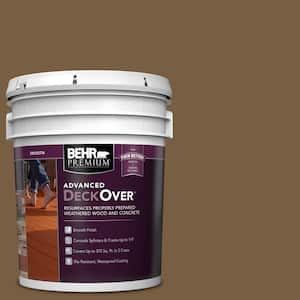 5 gal. #SC-109 Wrangler Brown Smooth Solid Color Exterior Wood and Concrete Coating