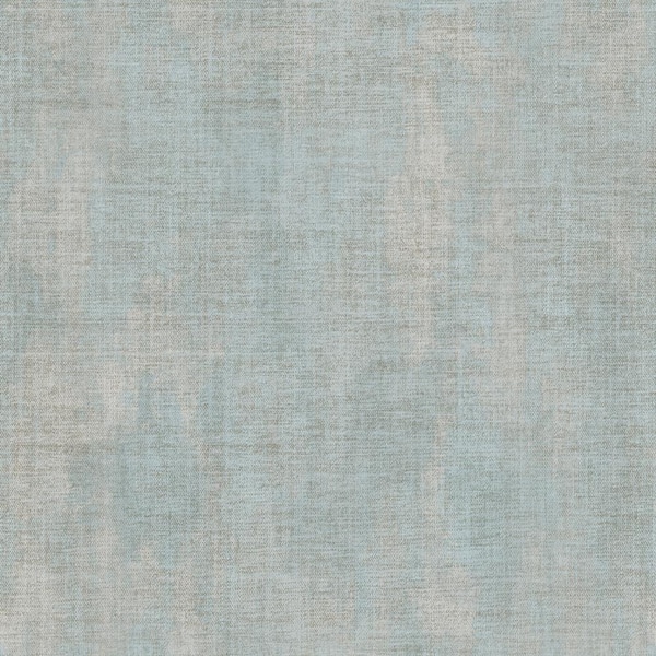 Unbranded Italian Design Light Blue Beige Rough Texture Design Vinyl Non-Woven Non-Pasted Wallpaper Roll (Covers 57.75 sq.ft.)