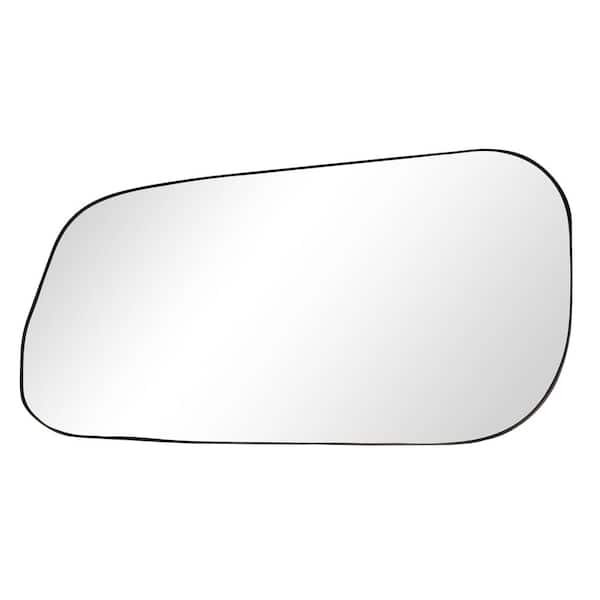 Mirrorize Canada 15 in. W x 28 in. H Premium Modern Irregular Mirror in Black Stainless Steel Finish
