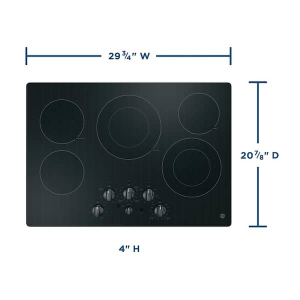 GE® 30 Built-In Electric Cooktop - JP356BMBB - GE Appliances