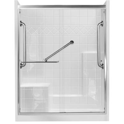 60 x 32 - Built In Shower Seat - Right - Shower Stalls & Kits - Showers ...