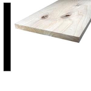 1 in. x 10 in. x 8 ft. Knotty Alder Wood S4S Board