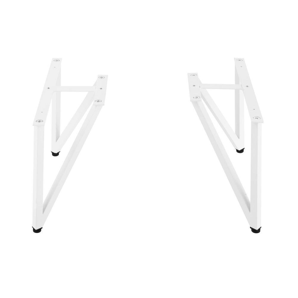 Annecy Matte White Modern Vanity Legs Set