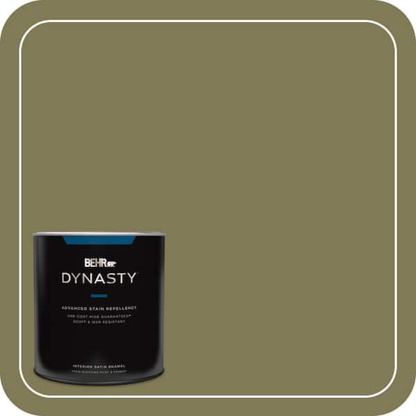 BEHR DYNASTY 1 qt. Home Decorators Collection #HDC-AC-17 Meadowland Satin Enamel Interior Stain-Blocking Paint & Primer