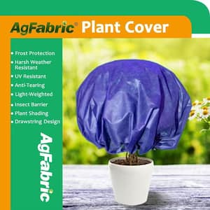 0.95 oz. Dia 10 ft. Dark Blue Plant Cover for Frost Protection Outdoor Freeze Protection (2-Pack)