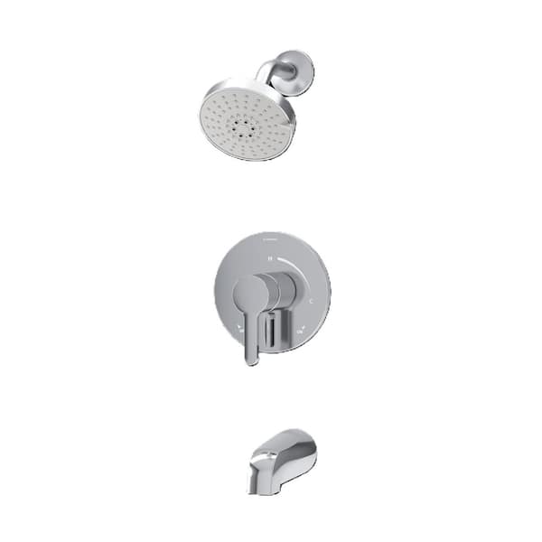 Symmons Keely Single-Handle 5-Spray Tub and Shower Faucet with