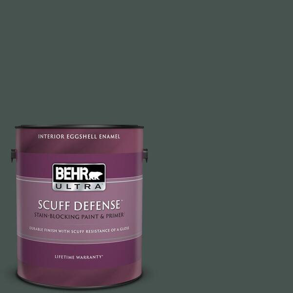 BEHR ULTRA 1 gal. Home Decorators Collection #HDC-WR16-05 Evergreen Field Extra Durable Eggshell Enamel Interior Paint & Primer