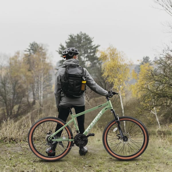 Zeus & Ruta 24 in. Mountain Bike with 21-Speed and Carbon Steel