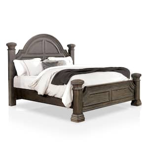 Acme Furniture Louis Philippe III King Size Storage Bed 24927EK Dark Gray