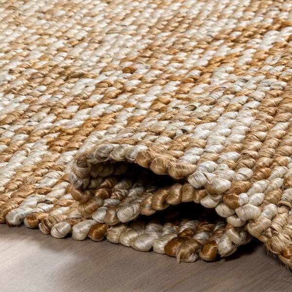 nuLOOM Ashli Solid Jute Natural 4 ft. x 6 ft. Area Rug CLWA01A-406 - The  Home Depot