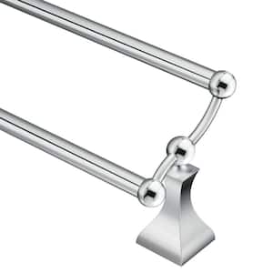 Retreat 24 in. Double Towel Bar in Chrome
