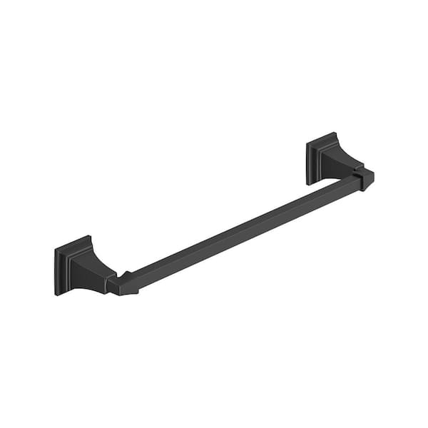 American Standard TS Series 18 in. Wall Mounted Towel Bar in Matte Black