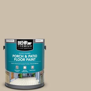 1 gal. Home Decorators Collection #HDC-AC-10 Bungalow Beige Gloss Enamel Interior/Exterior Porch and Patio Floor Paint