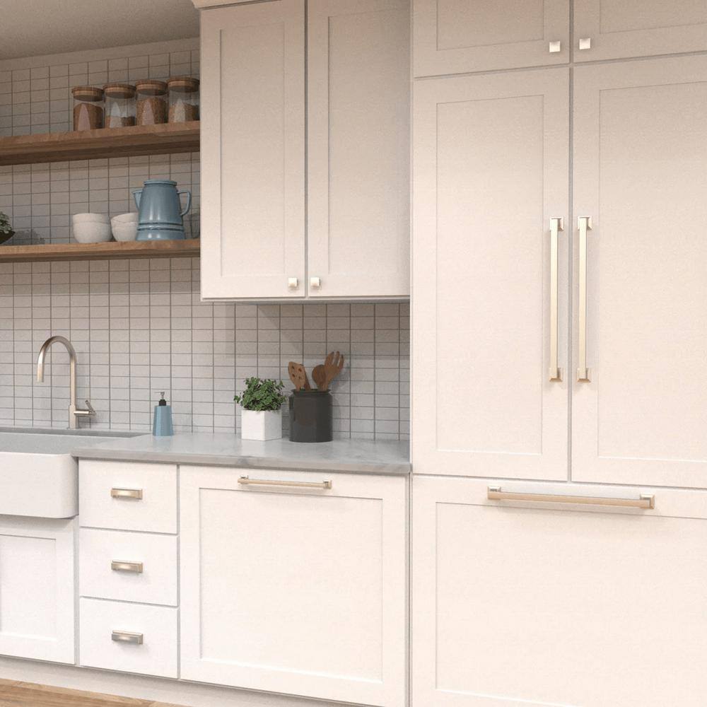 Stainless Steel Modern Cabinet Pulls 10-Pack