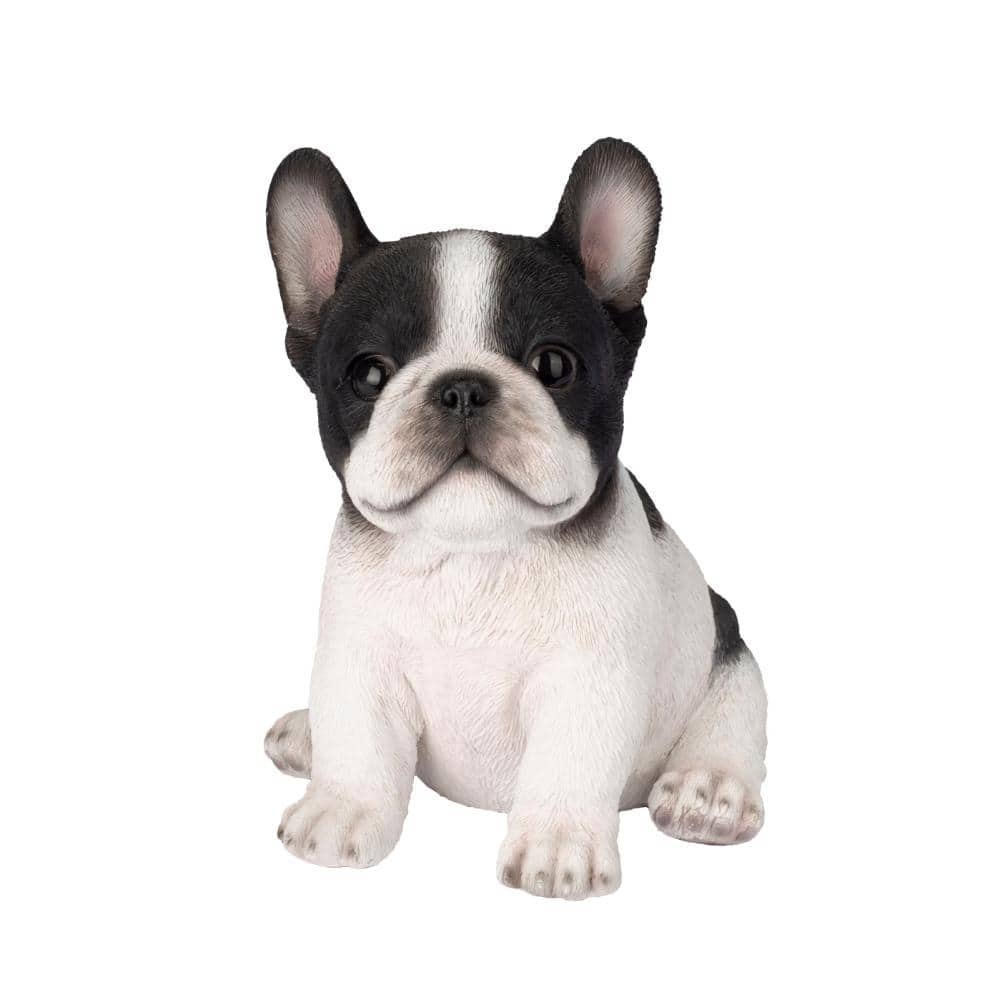 SoReal White & Black French Bulldog Decorative Puppy Figurine for Home & Garden Décor price history on PriceWatchPro