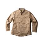 Garland Men's Size 3X-Large Sandstone Cotton/Spandex Work Shirt